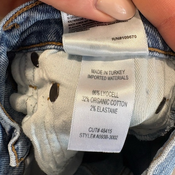 EUC- AGOLDE- NICO High rise SLIM JEANS - Picture 8 of 9